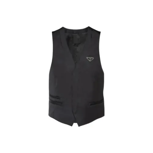 PRADA Мужские черные жилеты