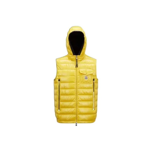 Moncler FW22 Желтые Мужские Жилеты