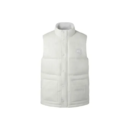 Canada Goose Down Vest Men's Gray Beige