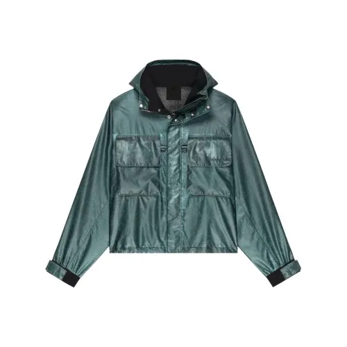 GIVENCHY Silver Green Мужские Куртки