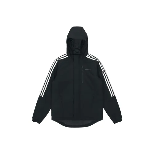 ADIDAS NEO Хлопковый пуховик Зимний Мужской Черный