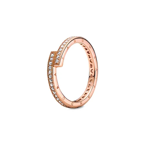 Pandora Сплав Кольца Розовое Золото Женские