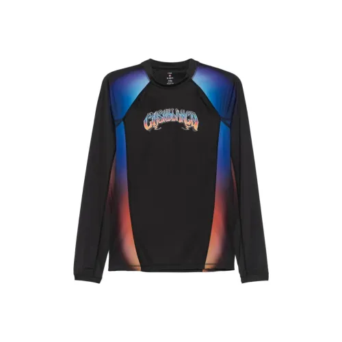 CASABLANCA SS25 T Рубашка Мужская Черная