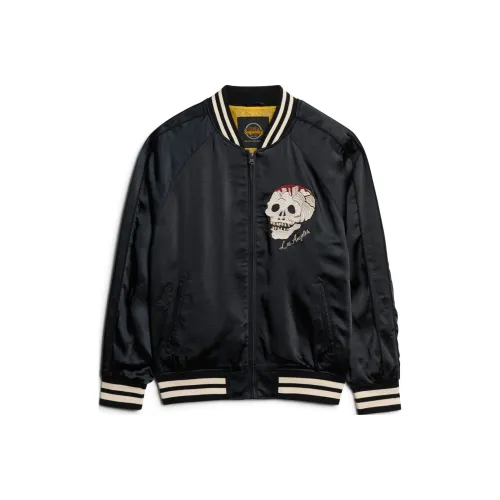 SUPERDRY Мужские черные куртки