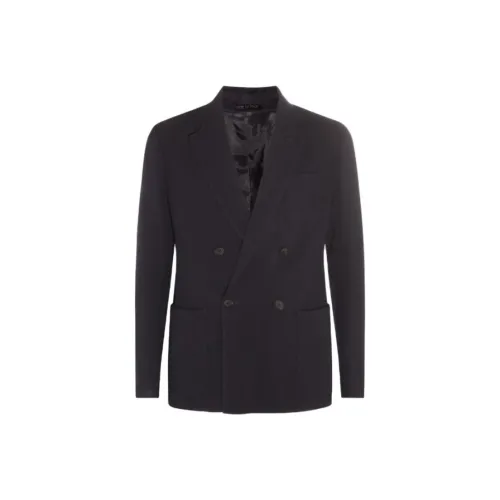 GIORGIO ARMANI Синий Мужской Деловой костюм