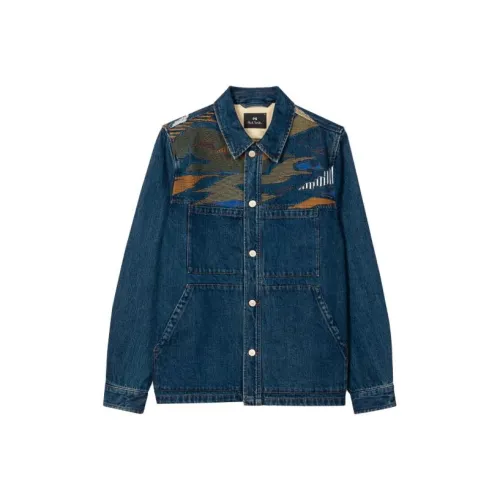 Paul Smith Denim Jacket Men's Dark Washed