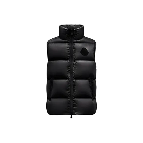 MONCLER Мужские черные жилеты