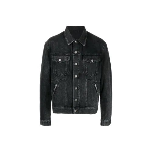 BALMAIN SS23 Denim Jacket Men's Black