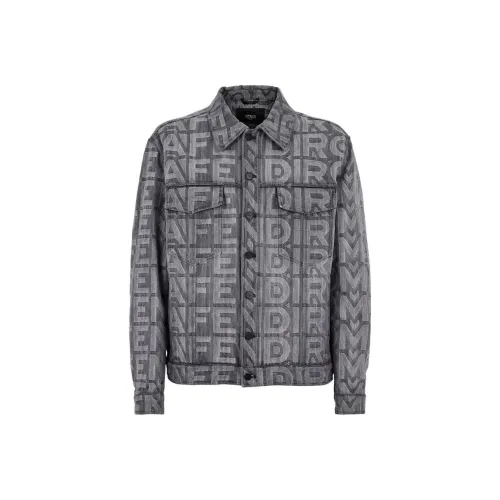 FENDI FW22 Denim Jacket Men's Black