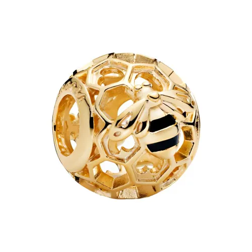 Pandora Золотой Покрытый Медный Серебряный Сплав Ювелирные Аксессуары Золотой Унисекс