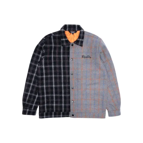 RIPNDIP совместный бренд Темно-коричневые мужские куртки