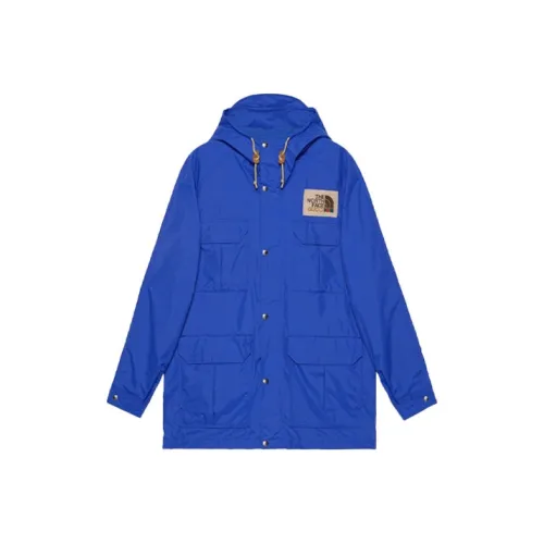 GUCCI x THE NORTH FACE Дышащая ветровка мужская синяя