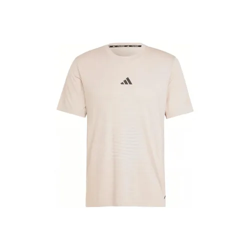 Adidas Светло-янтарный Мужской T-рубашки