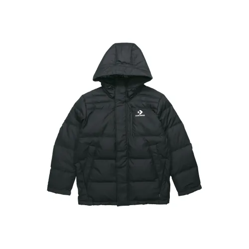 Конверс Черный Мужской Пуховик