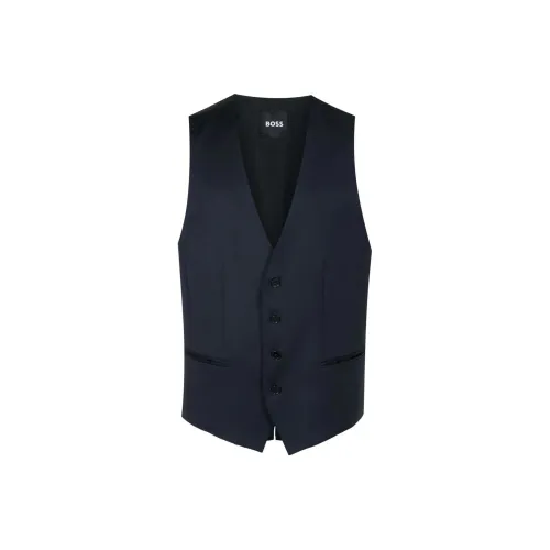 Hugo Boss Мужские черные жилеты