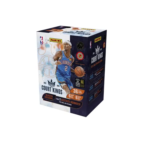 PANINI 24 25 Panini Court Kings Масляная живопись Баскетбол Blaster NBA Star Карта GRENADE Спортивные карты Целая коробка