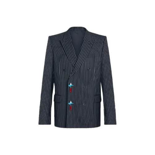 LOUIS VUITTON Новые ежеквартальные продукты LV Темно-синий Мужской Деловые костюмы