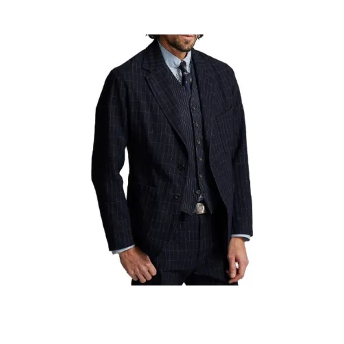 Polo Ralph Lauren SS23 Бизнес-костюм Пальто Мужской Темно-синий