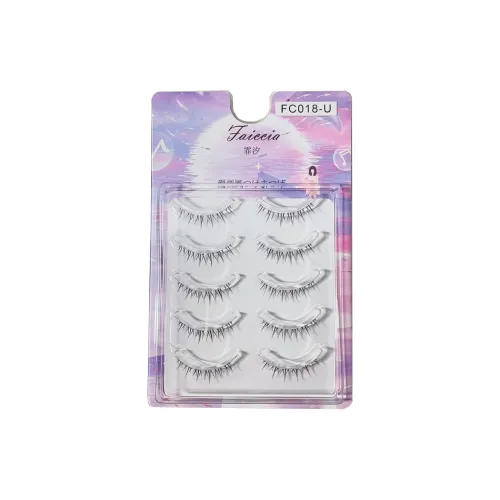 FAICCIA Little Пламя Нижние искусственные ресницы для удлинения 5 пар коробка
