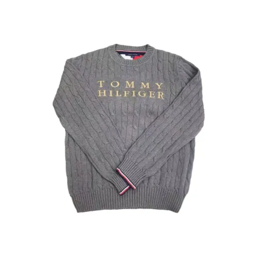 Tommy Hilfiger Серый Мужской Трикотаж