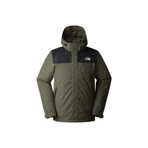 The North Face Поход Водонепроницаемый Ветрозащитный и Дышащий Ветровка Мужской Армейский зеленый