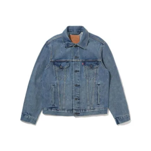Levis Blue Men's Denim Jackets Левис Синий Мужские Джинсовые Куртки