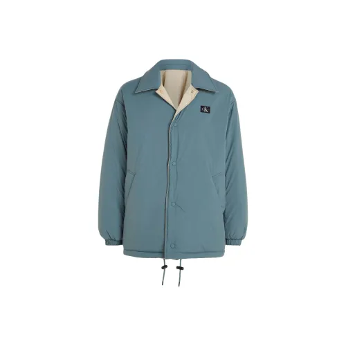 CALVIN KLEIN Куртка Мужская Фея Синий Теплый Песочный