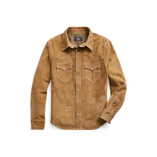 Double RL Куртки и Пальто Мужской Коричневый