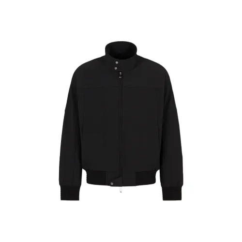 EMPORIO ARMANI SS24 Куртки и Пальто Мужской Черный