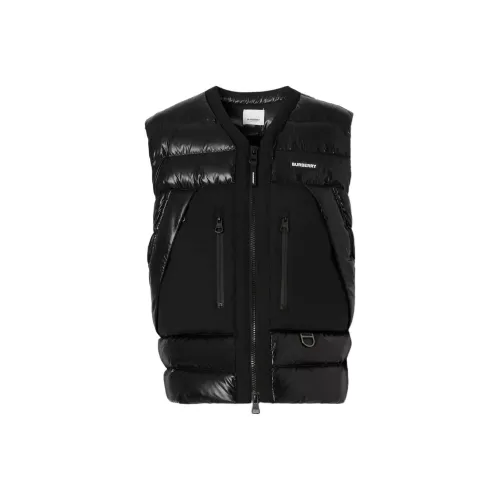 Burberry Черный Мужской Пуховый жилет