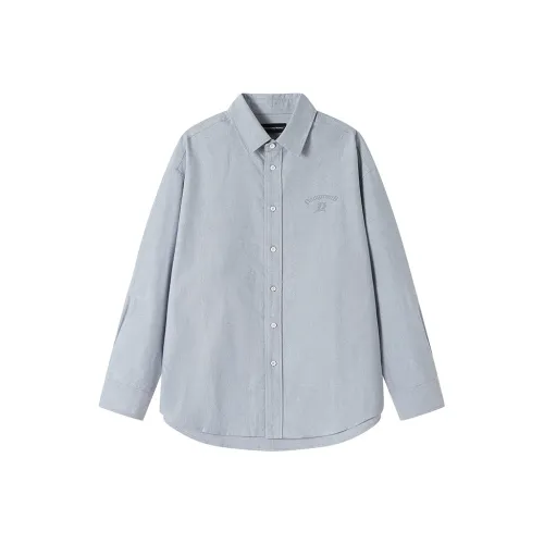 DANGEROUSPEOPLE Рубашка Унисекс Серый