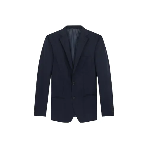 AMANI Бизнес-костюм Пальто Мужской Темно-синий
