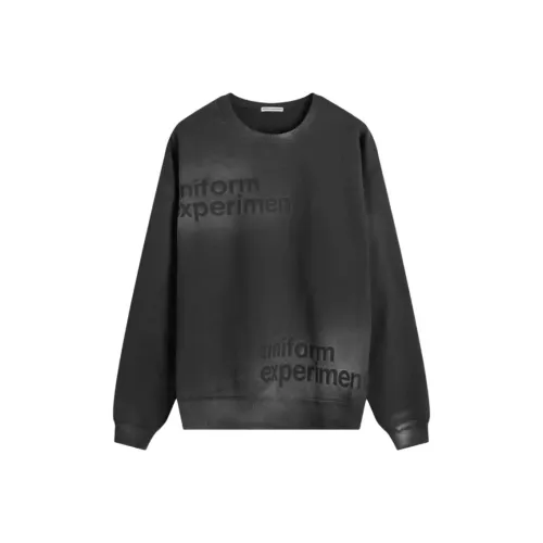 Uniform Experiment Черные Мужские Свитшоты