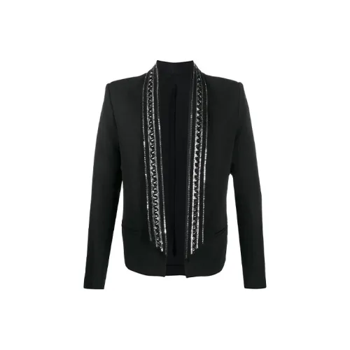 BALMAIN Черные Мужские Деловые Костюмы