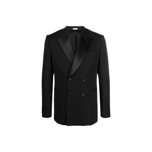 Alexander McQueen SS23 Бизнес-костюм Пальто Мужской Черный