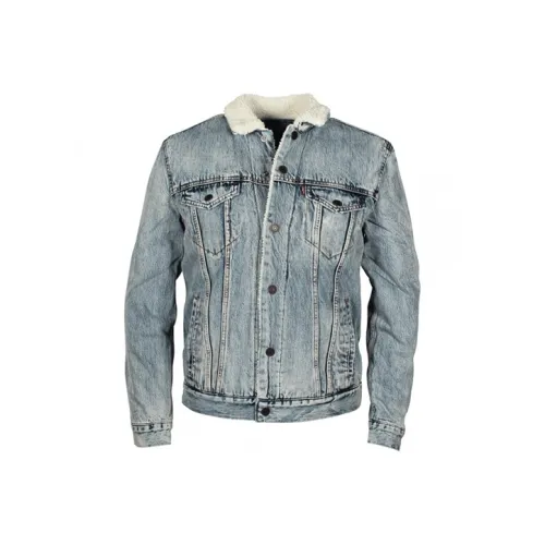 Levis Blue Men's Denim Jackets Левис Синий Мужские Джинсовые Куртки