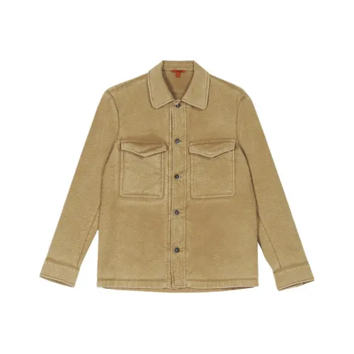 Barena SS24 Куртки и Пальто Мужской Коричневый