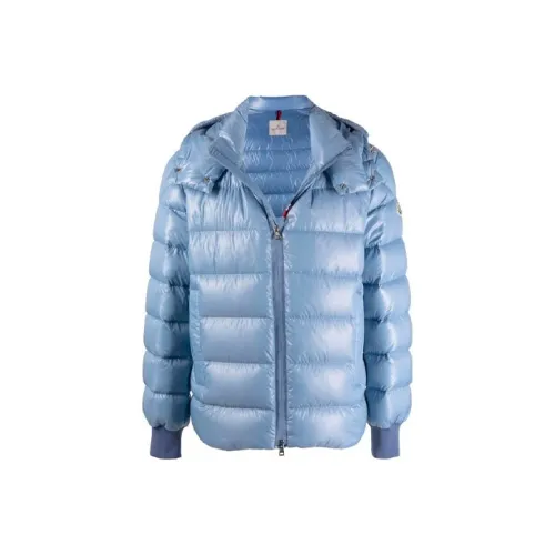 Moncler FW21 Пуховик Мужской Светло-Синий