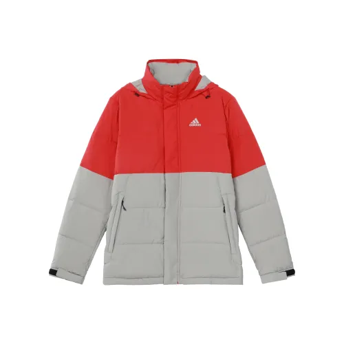 Adidas Металлический Серый Мужской Пуховик