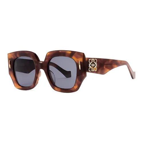 LOEWE Ацетат Нерегулярная форма Солнцезащитные очки Мужской Черепаховый