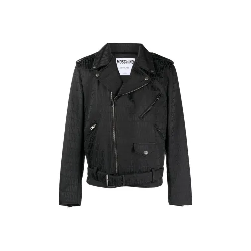 MOSCHINO SS24 Куртки и Пальто Мужской Черный