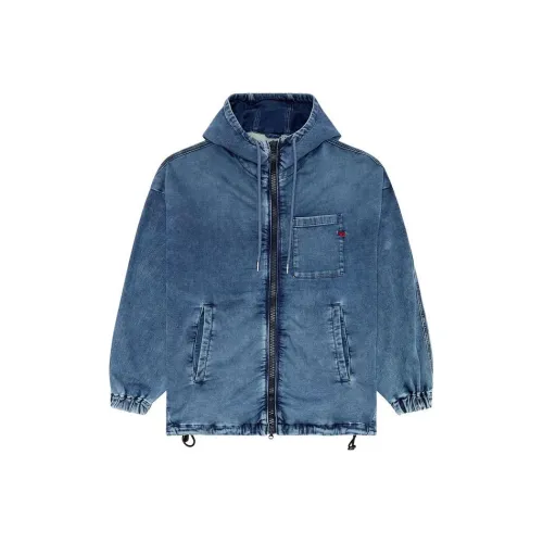 DIESEL Denim Куртка Мужская Средняя Темно-Синяя