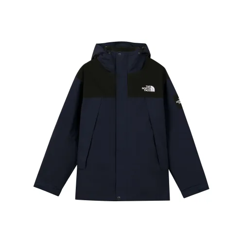 THE NORTH FACE Sports Life Collection Outdoor Поход Водонепроницаемый Ветровка Унисекс Темно-синий