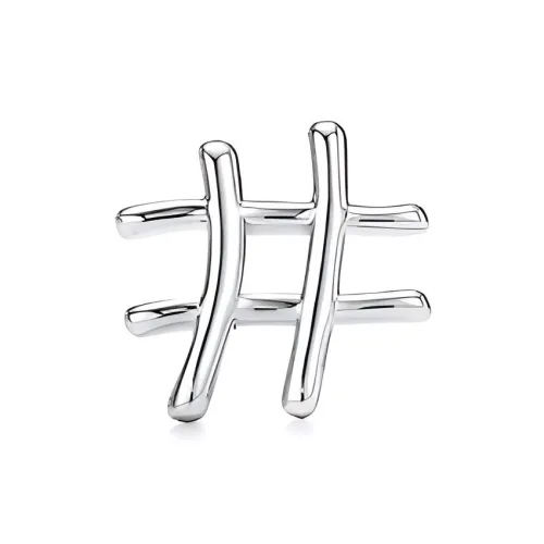 TIFFANY CO. Серьги-гвоздики из серебра Women's Silver