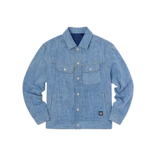 Lee совместный бренд Xline Светло-синий Мужской Джинсовые куртки