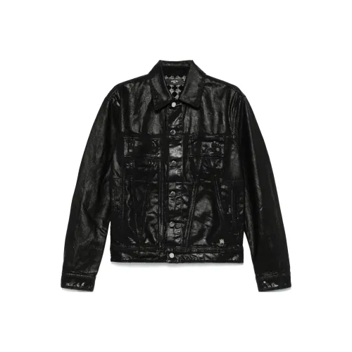 AMIRI SS25 Куртки и Пальто Мужской Черный