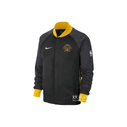 Nike Черный Желтый Мужские Куртки