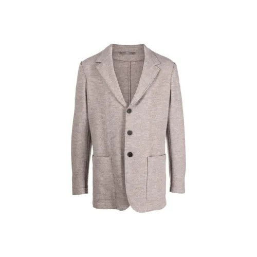 Canali Бизнес-костюм Пальто Мужское Светло-серое