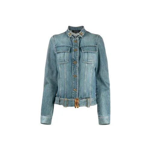 GUCCI Синие Женские Джинсовые Куртки