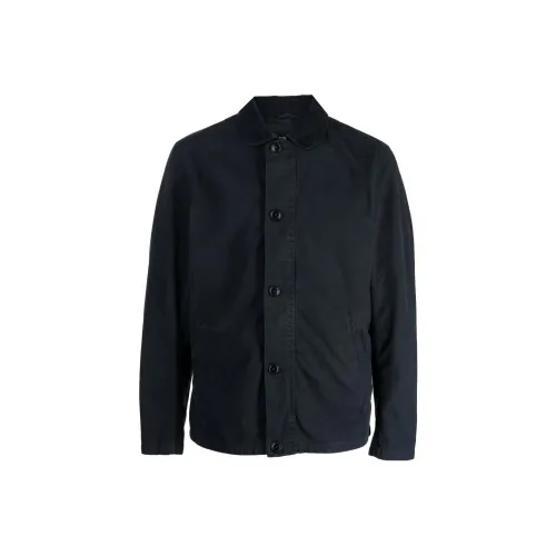 BARBOUR Темно-синие мужские куртки